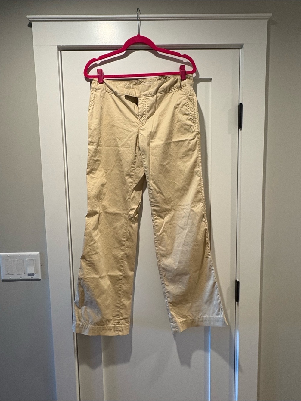 Banana Republic Light Beige summer trousers size 6
